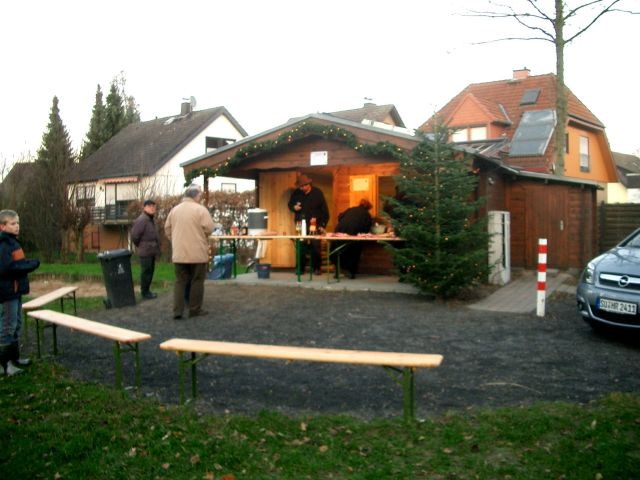 Vorbereitung unserer Hütte